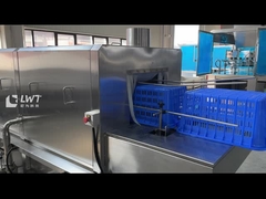 টার্নওভার ক্রেট ওয়াশিং মেশিন প্যালেট স্প্রে পরিষ্কার মেশিন