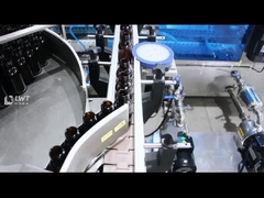 SUS304 6000BPH 30ml সিরাপ ফিলিং উৎপাদন লাইন তরল ফিলিং মেশিন সিই