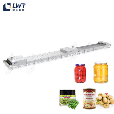 স্বয়ংক্রিয় নির্বীজন মেশিন 220V / 380v / 120v ক্যানযুক্ত ফল নির্বীজন